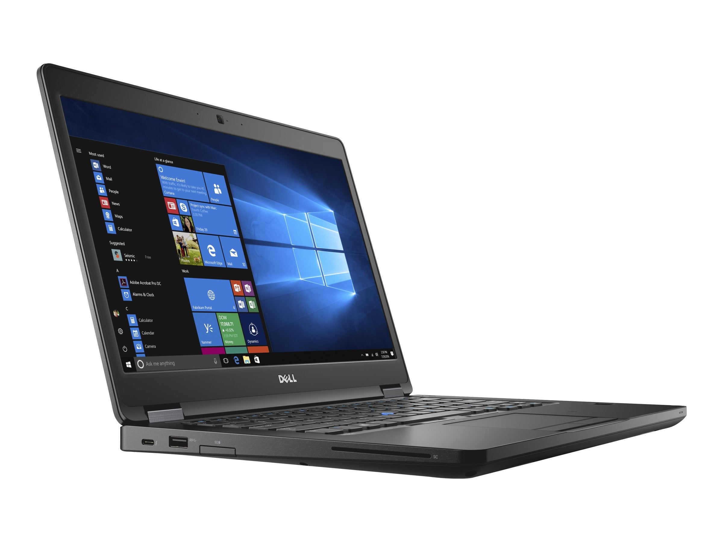 Dell Latitude 5480 14" Laptop Core i5-7300U 2.60GHz 8GB 256GB SSD Windows 10