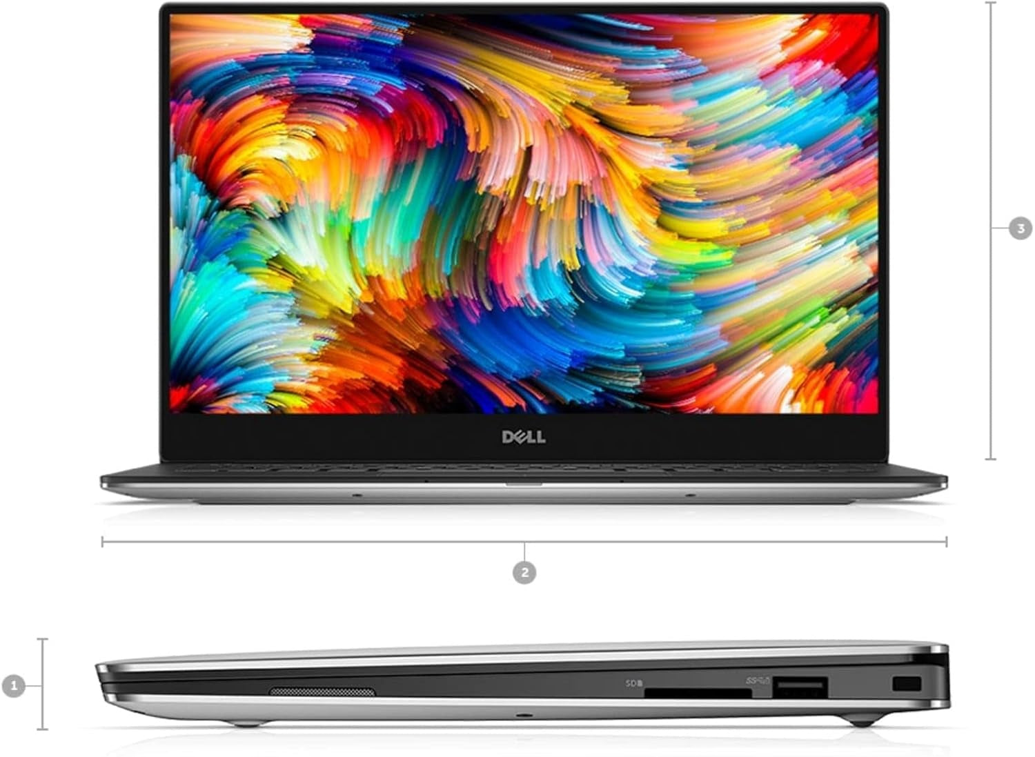 Dell XPS 9360 Laptop 13.3" i5-7200U 2.50GHz 8GB 500GB SSD Windows 10