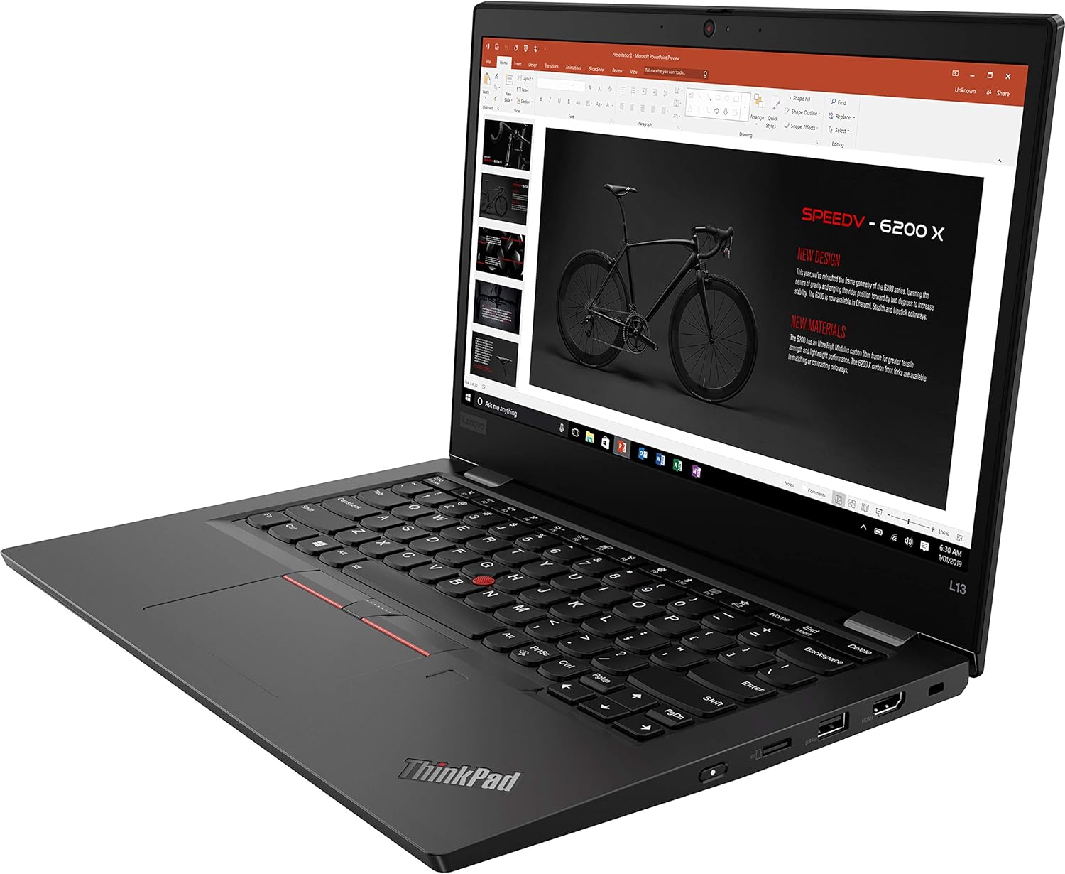Lenovo ThinkPad L13 13.3" Ultra-Portable Laptop - Core i7-10510U - 8GB - 256GB SSD
