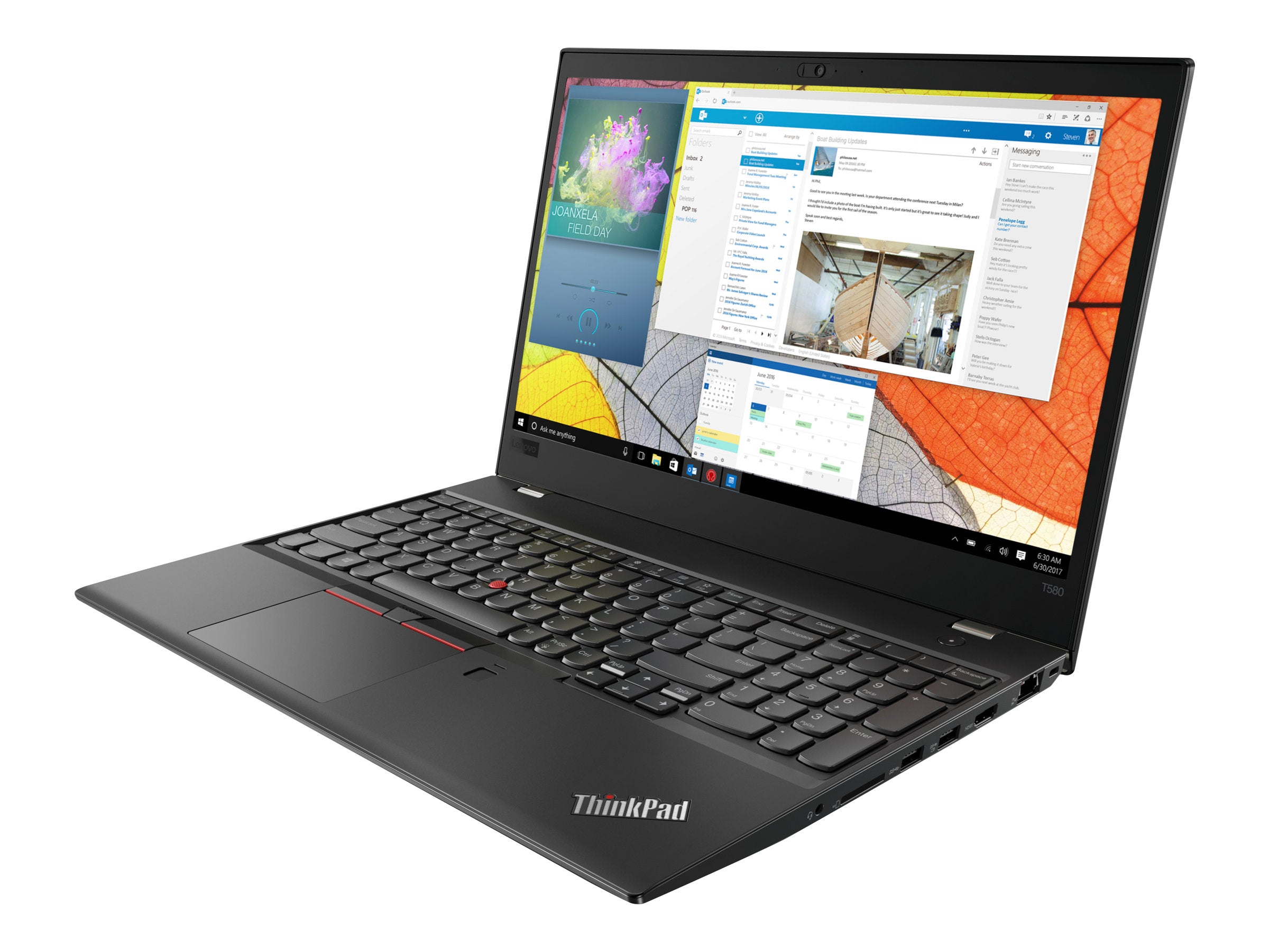 Lenovo ThinkPad T580 15.6" Laptop - Core i5-8250U 1.6 GHz - 8GB RAM - 256GB SSD
