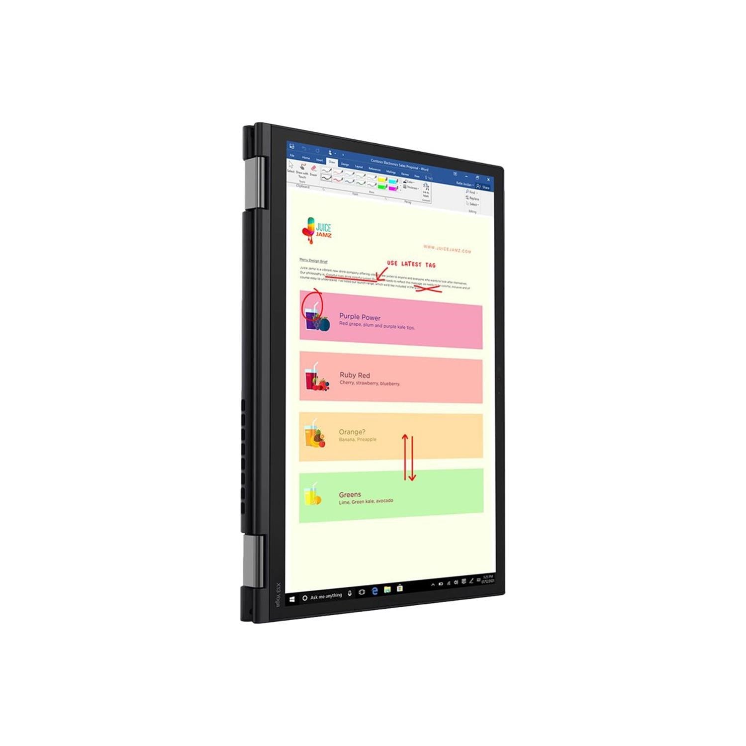 Lenovo ThinkPad X13 Yoga Gen 1 13.3″ Core i5‑10310U, 8GB RAM, 256GB SSD