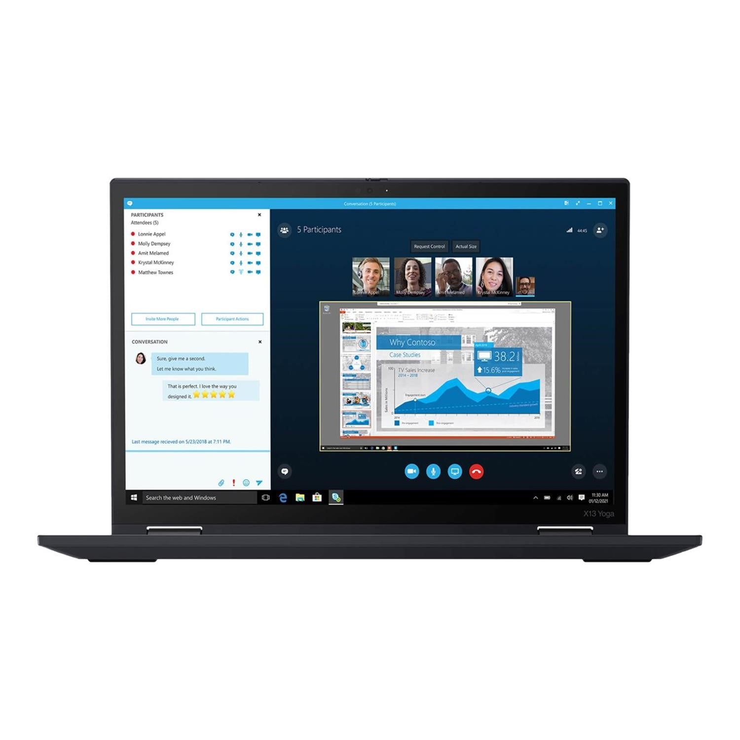 Lenovo ThinkPad X13 Yoga Gen 1 13.3″ Core i5‑10310U, 8GB RAM, 256GB SSD