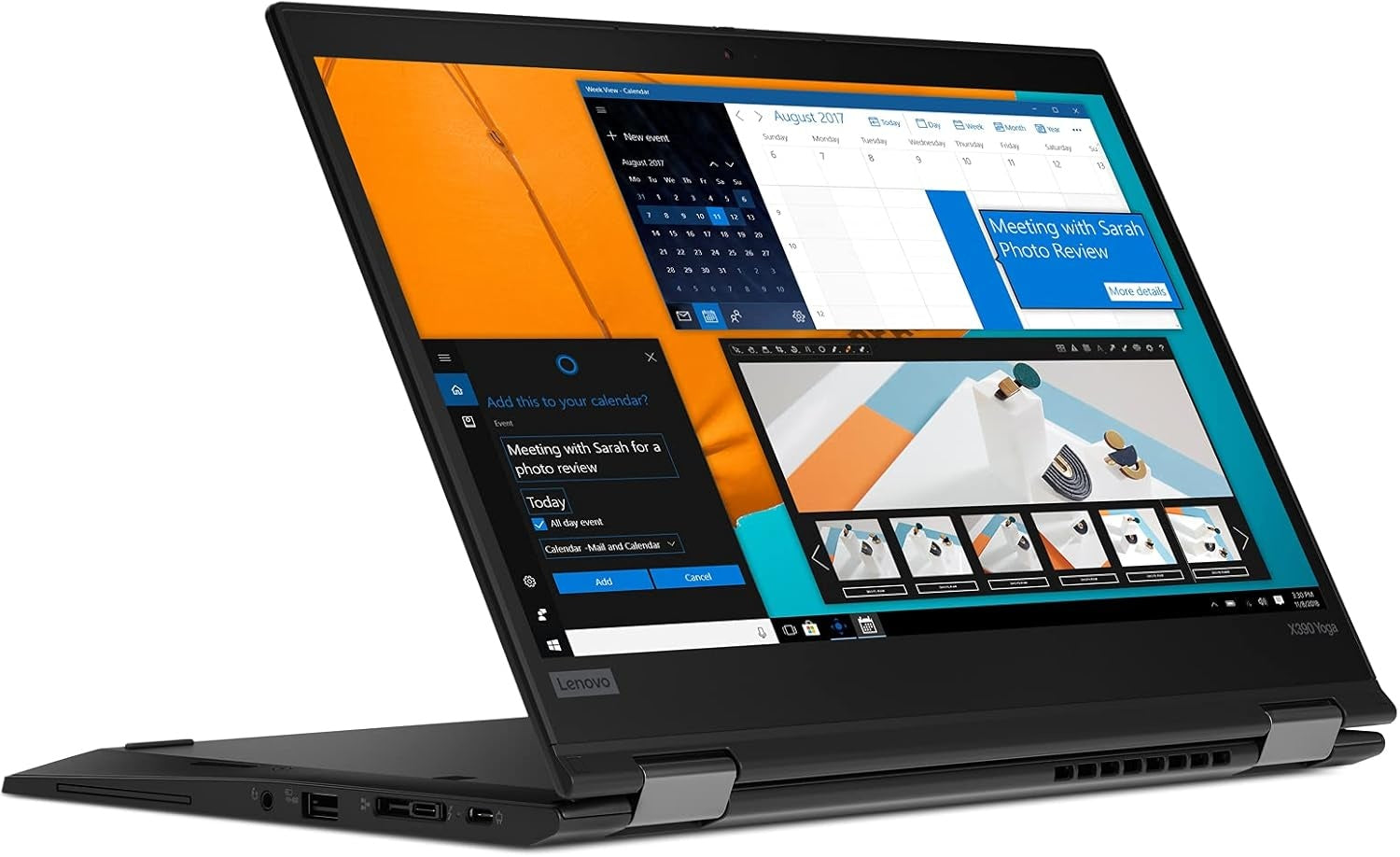 Lenovo ThinkPad Yoga X390 13.3" Touch Screen Laptop Core i7-8665U 1.80GHz 16GB 256GB SSD